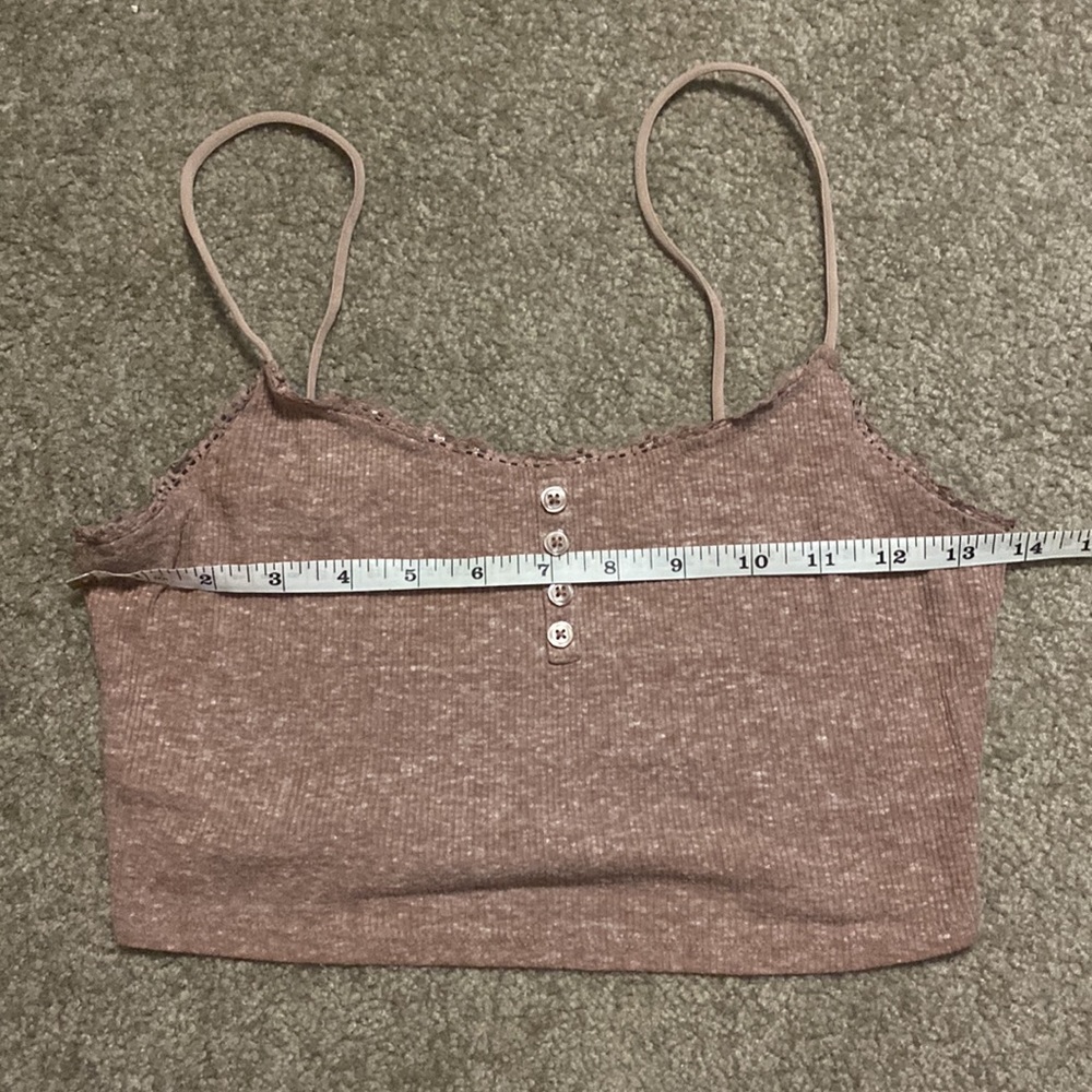 Spaghetti strap crop top - Picture 2 of 4